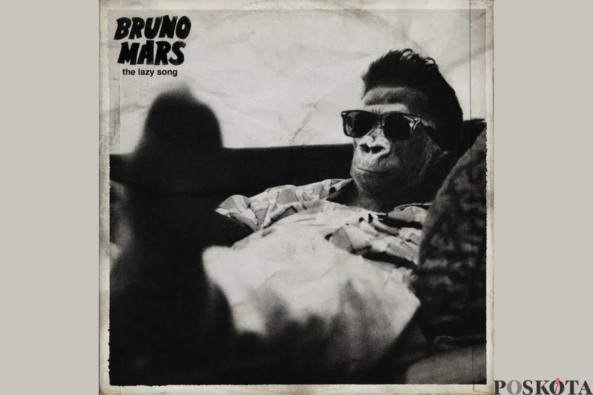 Lirik Lagu The Lazy Song dari Bruno Mars (Sumber: Spotify/The Lazy Song/Edited Muhammad Ibrahim)