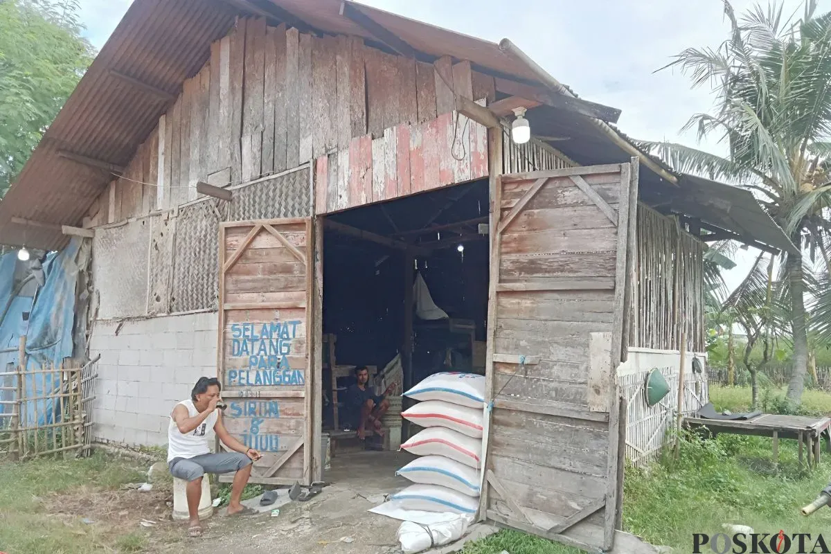Penggilingan padi di Kampung Tambun Tua, Kecamatan Tambun Utara, Kabupaten Bekasi, Jumat, 1 Agustus 2025. (Sumber: Poskota/Nurpini Aulia Rapika)