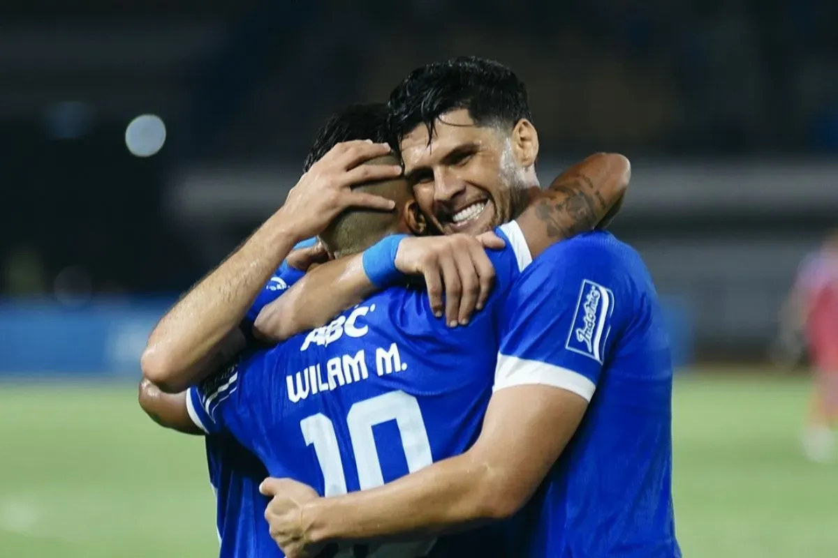 Persib Bandung menangi laga uji coba lawan klub Australia, Western Sydney Wanderers. (Sumber: Instagram/@persib)