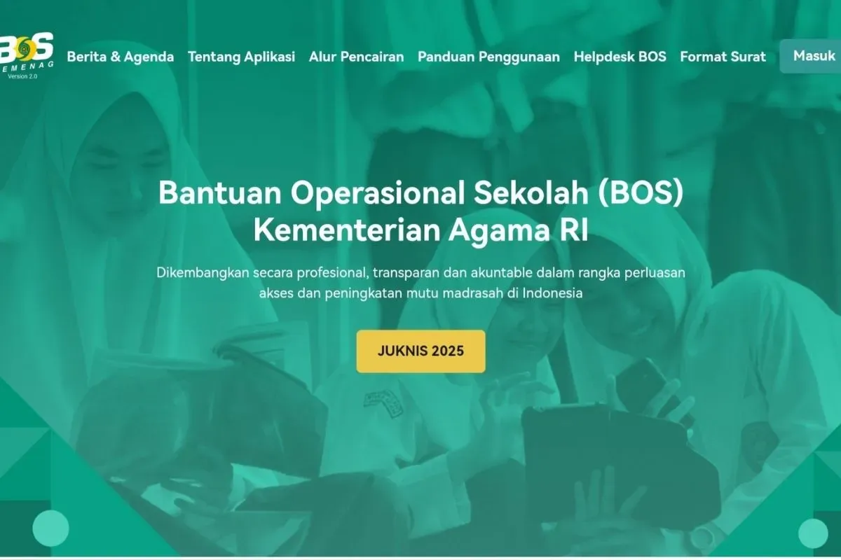 Panduan cara pengisiam RKAM penerima BOS Madrasah 2025. (Sumber: tangkapan layar)