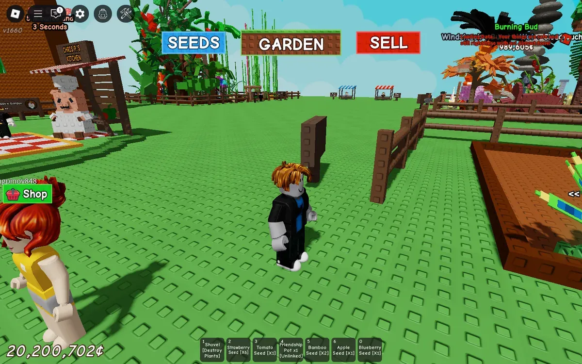 Tips membuat es krim di cooking event Grow a Garden (Sumber: Roblox Ryannyra4)