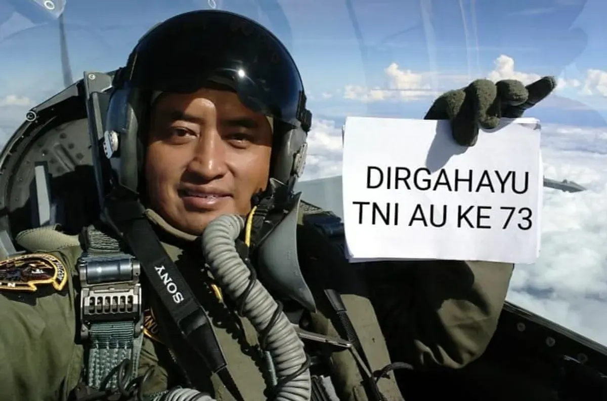 Marsekal Pertama (Marsma) TNI AU, Fajar Adriyanto. (Sumber: Instagram @fajar_f16)
