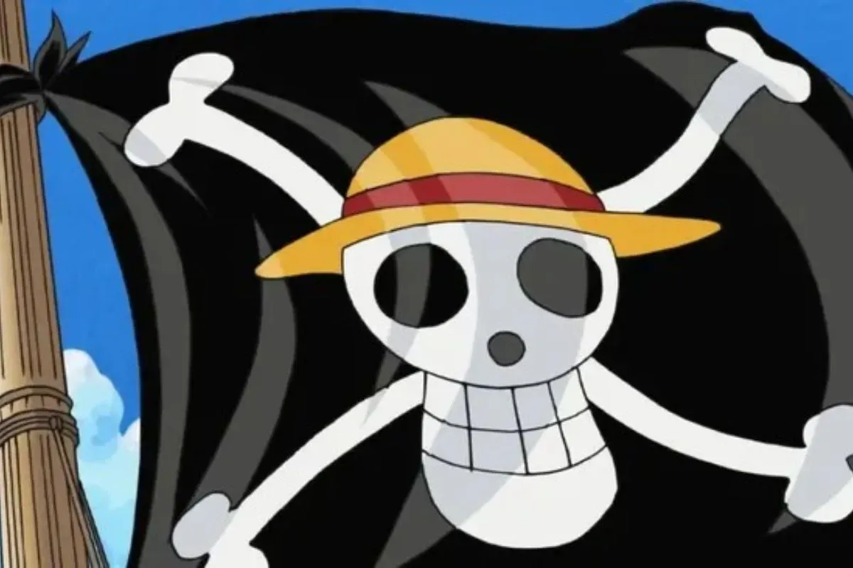 Bendera Jolly Roger, kru bajak laut Topi Jerami di anime One Piece. (Sumber: onepiece.fandom)