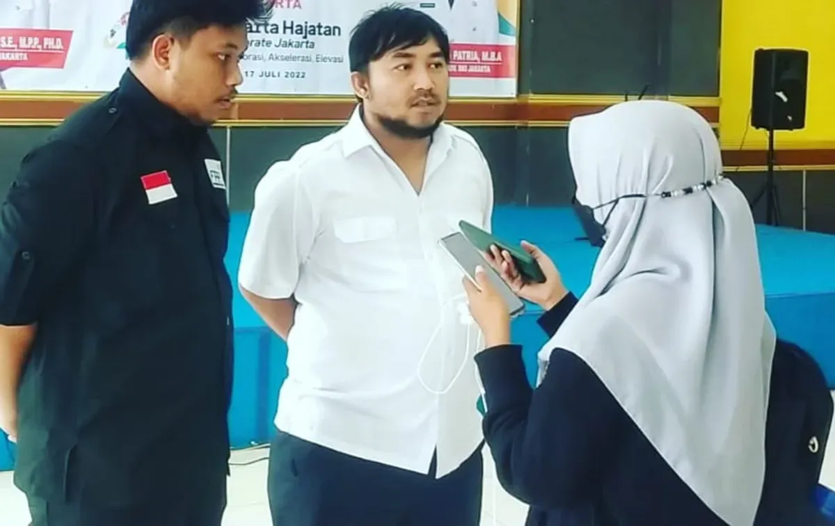 Ketua Umum FPPJ, Endriyansah bicara relokasi Pasar Barito, Jaksel (Sumber: Dok. Pribadi)