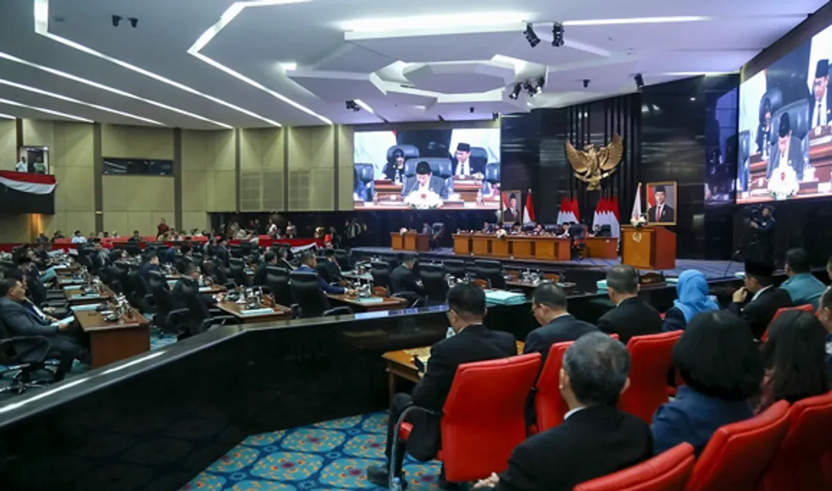 Suasana Rapat Paripurna DPRD DKI Jakarta di kawasan Kebon Sirih, Jakarta. (Sumber: Dok. Sekretariat DPRD DKI)