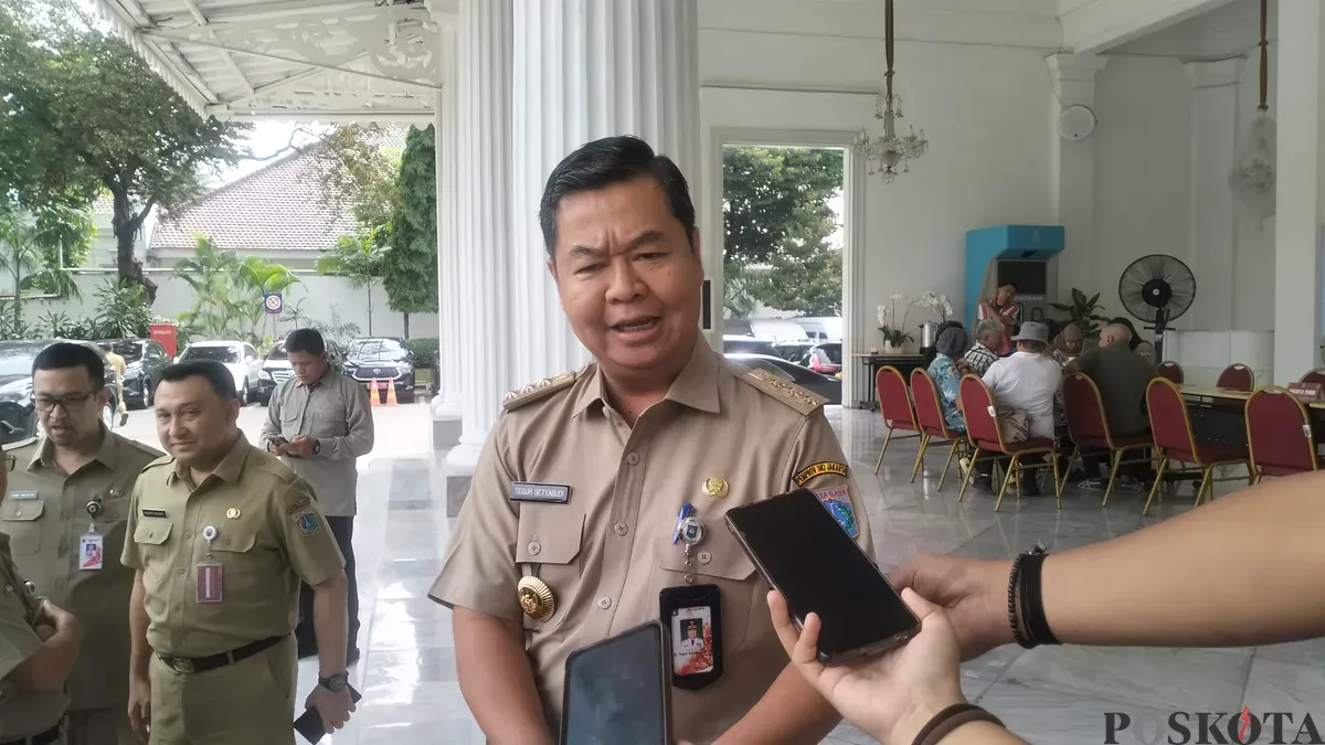 Eks Pj Gubernur Jakarta Teguh Setyabudi ditunjuk jadi Komisaris Utama PT Food Station Tjipinang Jaya. (Sumber: Poskota/M. Tegar Jihad)
