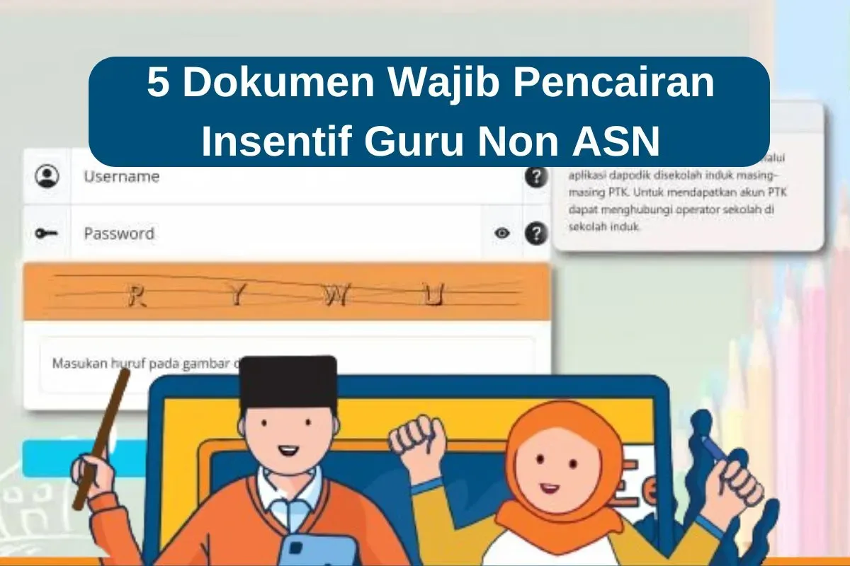 Info penting, guru non ASN siapkan 5 dokumen ini untuk pencairan insentif. (Sumber: Istimewa)