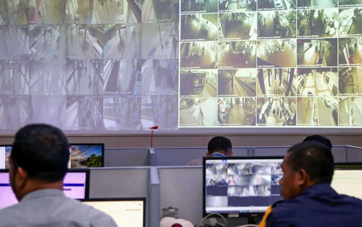 Ilustrasi sistem pemantauan Kota Jakarta lewat CCTV. (Sumber: Dok. Sekretariat DPRD DKI)