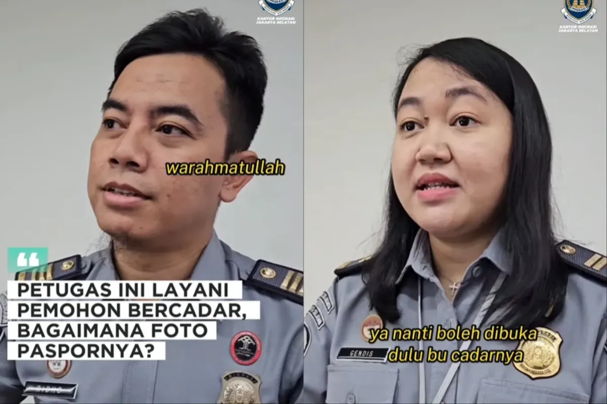 Kantor Imigrasi Jaksel Tuai Pujian Netizen Kala Layani Wanita Bercadar yang Ingin Buat Paspor: Indahnya Toleransi (Sumber: Instagram/ditjen_imigrasi)