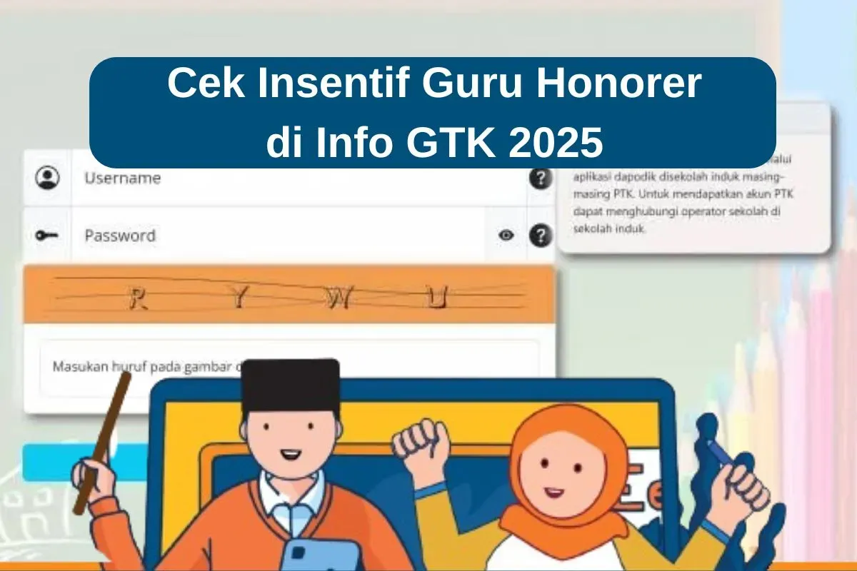 Begini cara cek insentif guru honorer di Info GTK secara online. (Sumber: Istimewa)