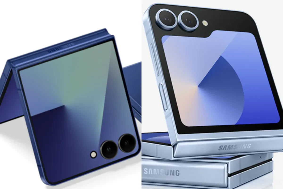 Ilustrasi perbandingan ponsel Samsung Galaxy Z Flip 7 vs Samsung Galaxy Z Flip 6. (Sumber: Samsung)