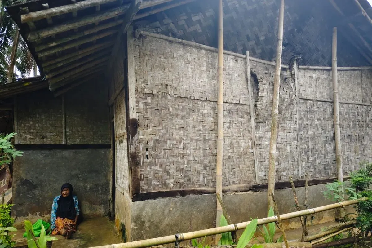 Tampak RTLH milik warga di Kecamatan Labuan, Kabuparen Pandeglang. (Sumber: Dok. Warga)