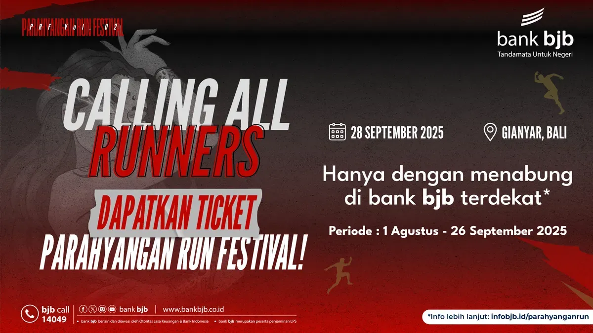 bank bjb gelar Gabung Parahyangan Run 2025 di Bali (Sumber: Dok. bank bjb)