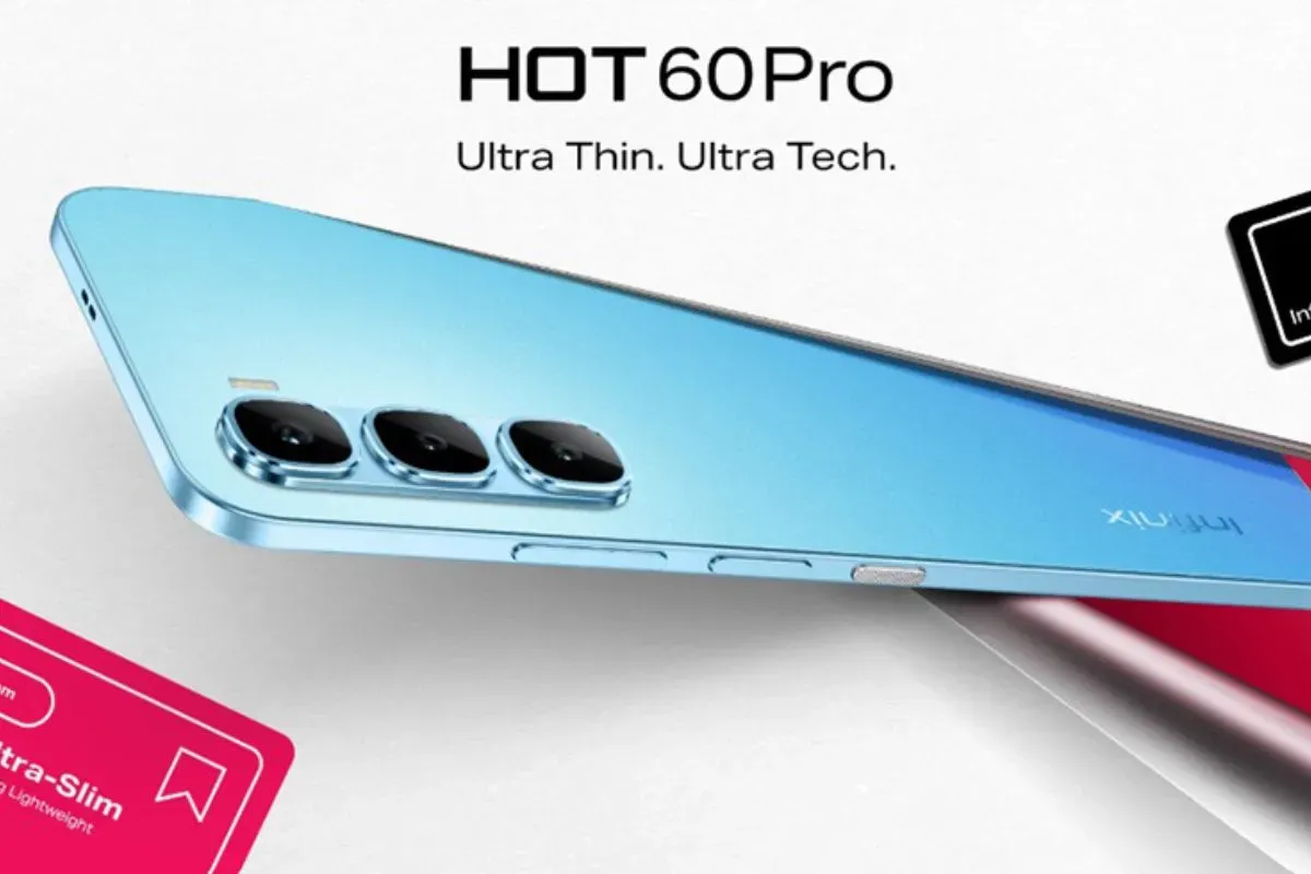 Infinix Hot 60 Pro, HP tipis harga terjangkau. (Sumber: infinix)