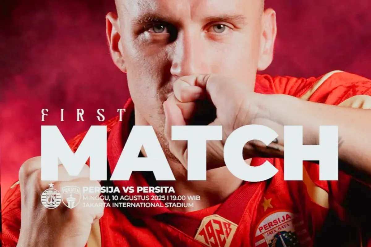 Ilustrasi link live streaming Persija Jakarta vs Persita Tangerang. (Sumber: Persija)