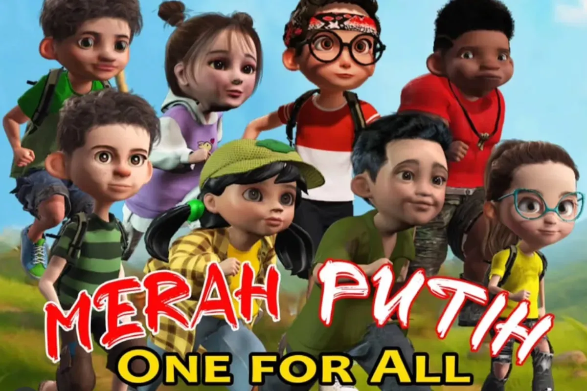 Ilustrasi poster film animasi Merah Putih One For All. (Sumber: Instagram/Toto Soegriwo)