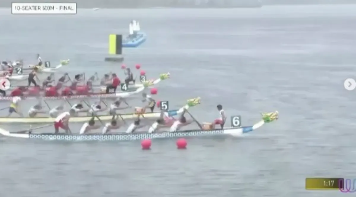 Tim perahu naga Indonesia berhasil meraih lima medali di TWG Chengdu 2025 (Sumber: Instagram @taubatters)