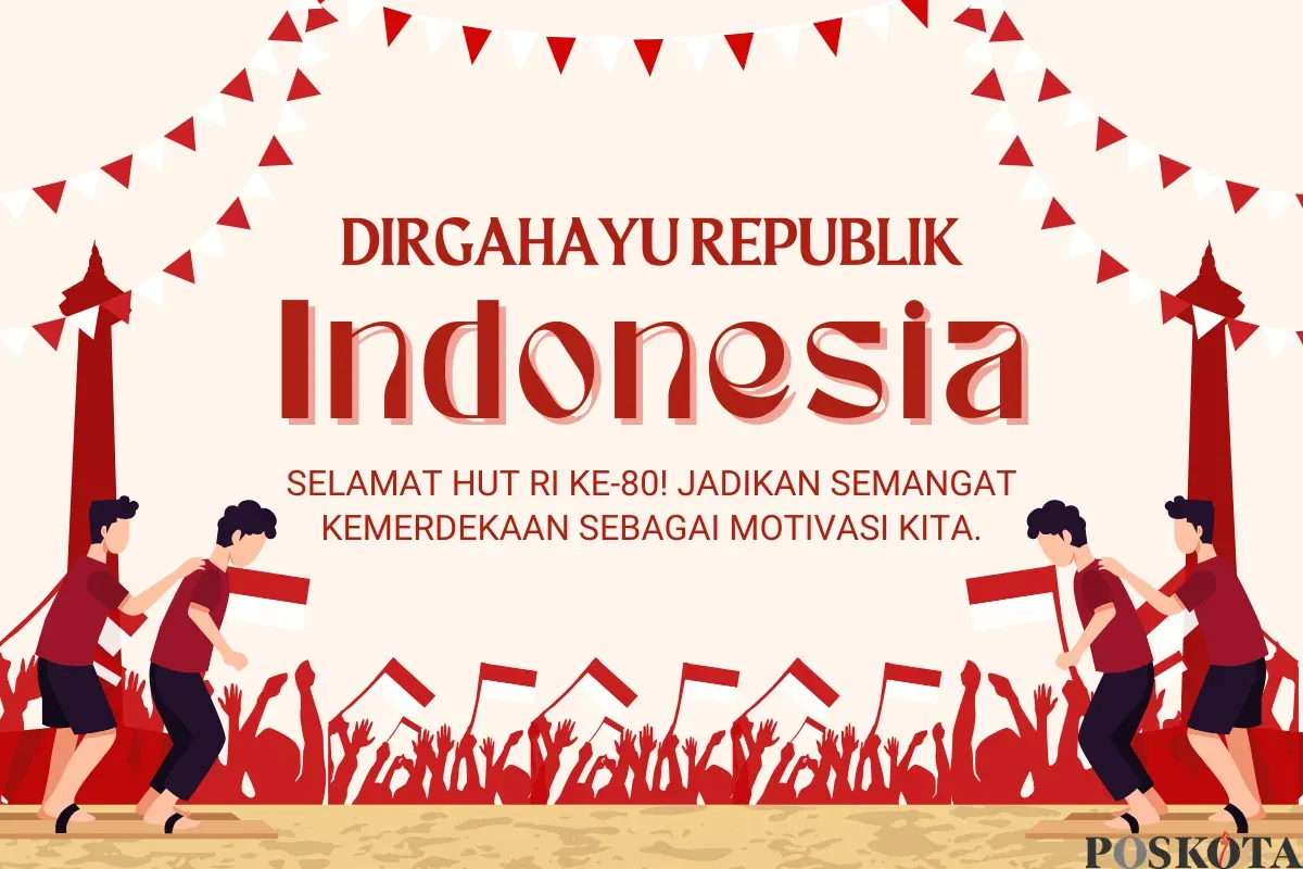 Link Poster HUT ke-80 Republik Indonesia 17 Agustus 2025, Bisa Edit Sesuka Hati (Sumber: Canva/La-Porto-Co/Edited Muhammad Ibrahim)