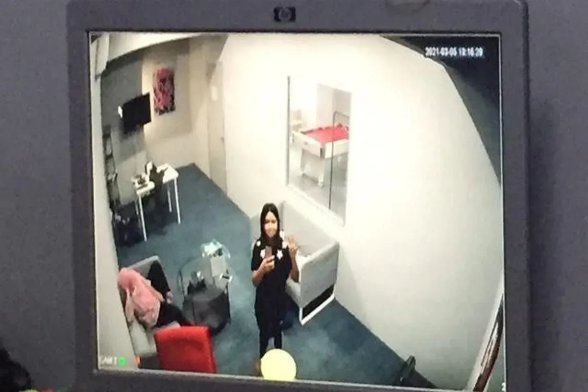 Link rekaman CCTV Putri Apriyani dan Bripda Alvian Maulana Sinaga dicari netizen. (Sumber: Pinterest/Call Me Dania)