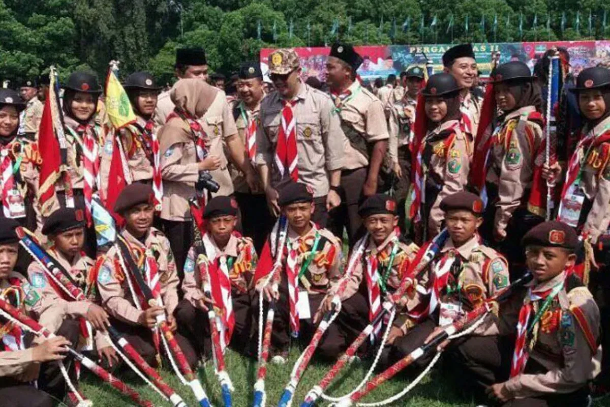 Ilustrasi pramuka. (Sumber: Wikimedia Commons)