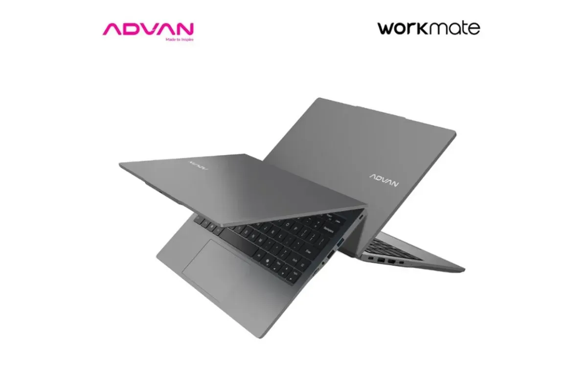 Ilustrasi Advan Workmate, pesaing baru laptop harga terjangkau dengan spesifikasi mumpuni. (Sumber: Advan)