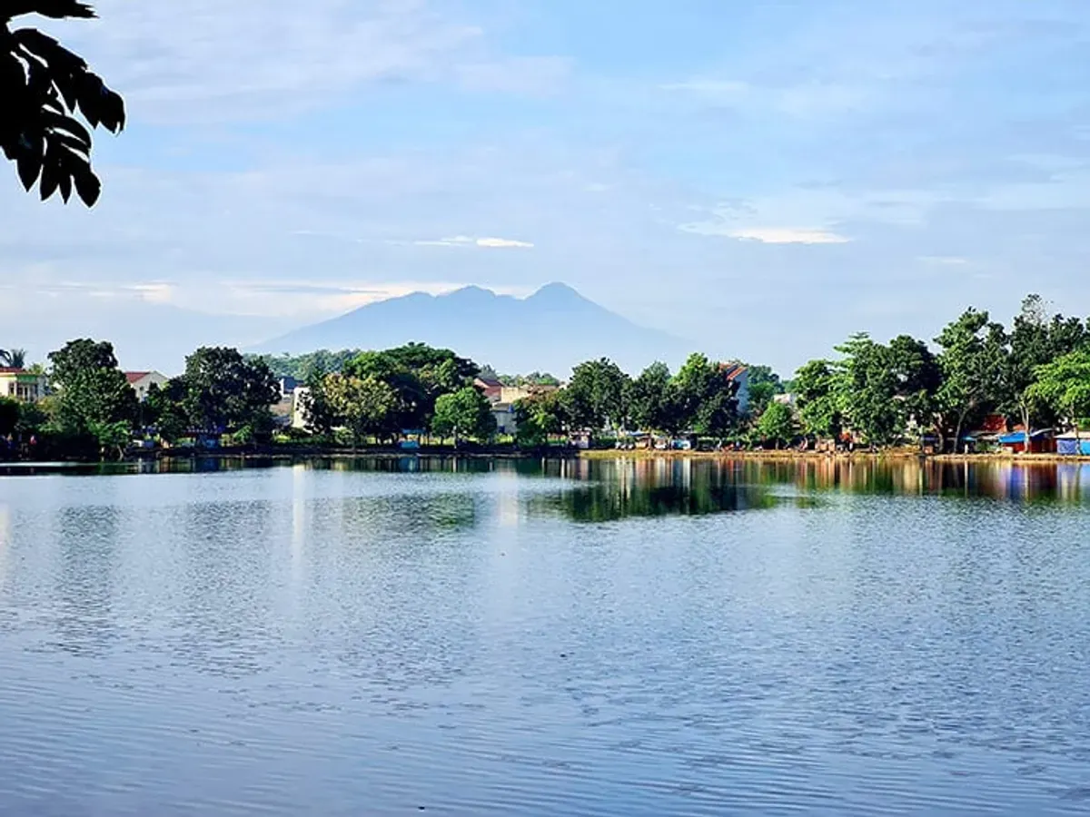 Situ Cilodong, Depok, yang tengah dikembangkan menjadi pusat wisata air.