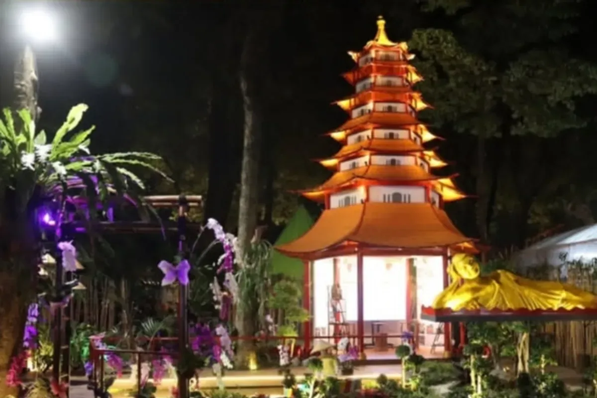 Pameran Flona Jakarta 2025 di Taman Lapangan Banteng. (Sumber: Instagram/@tamanhutandki)