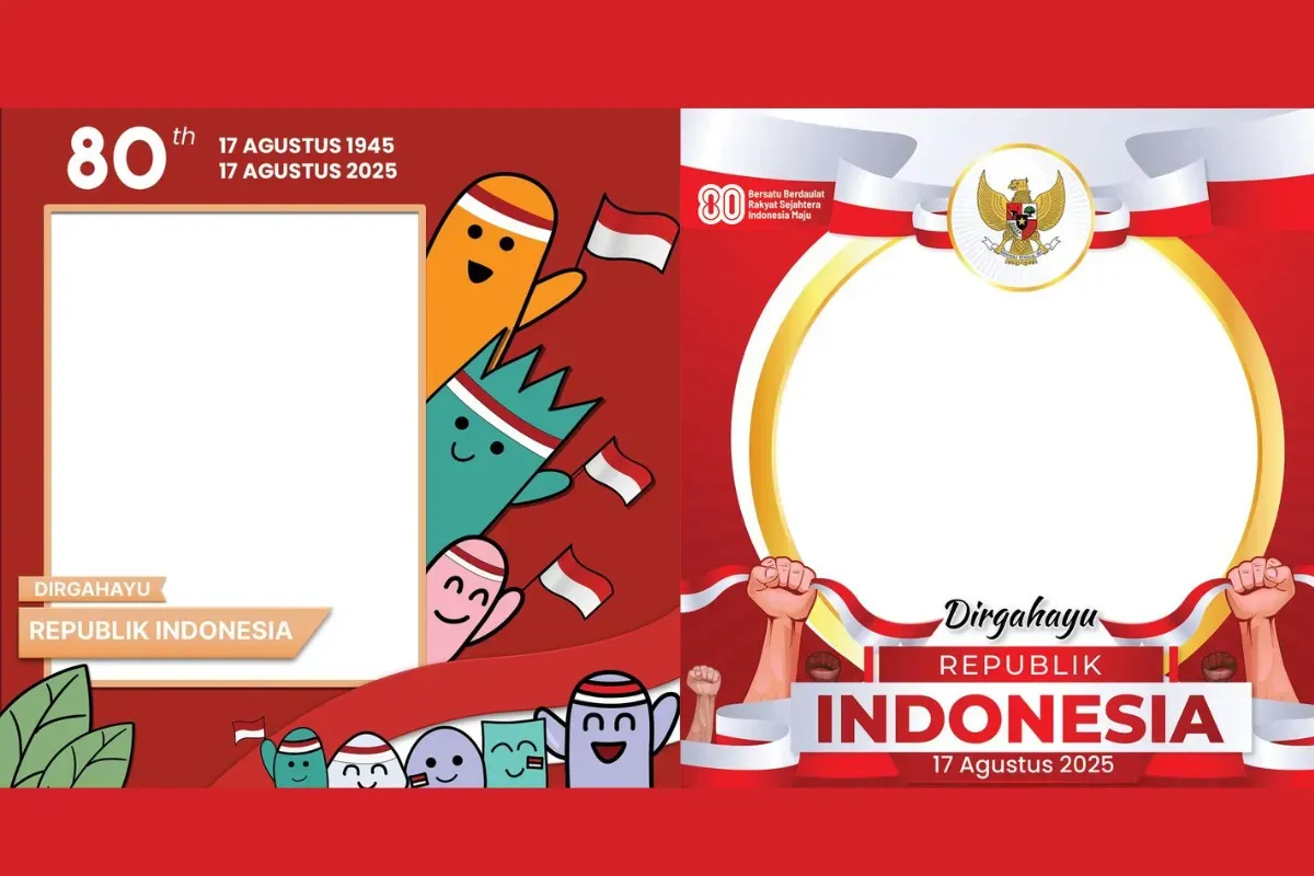 Twibbon HUT RI ke-80 tahun 2025 menjadi simbol semangat kemerdekaan di era digital, mempersatukan bangsa lewat ruang media sosial. (Sumber: Poskota/Yusuf Sidiq)