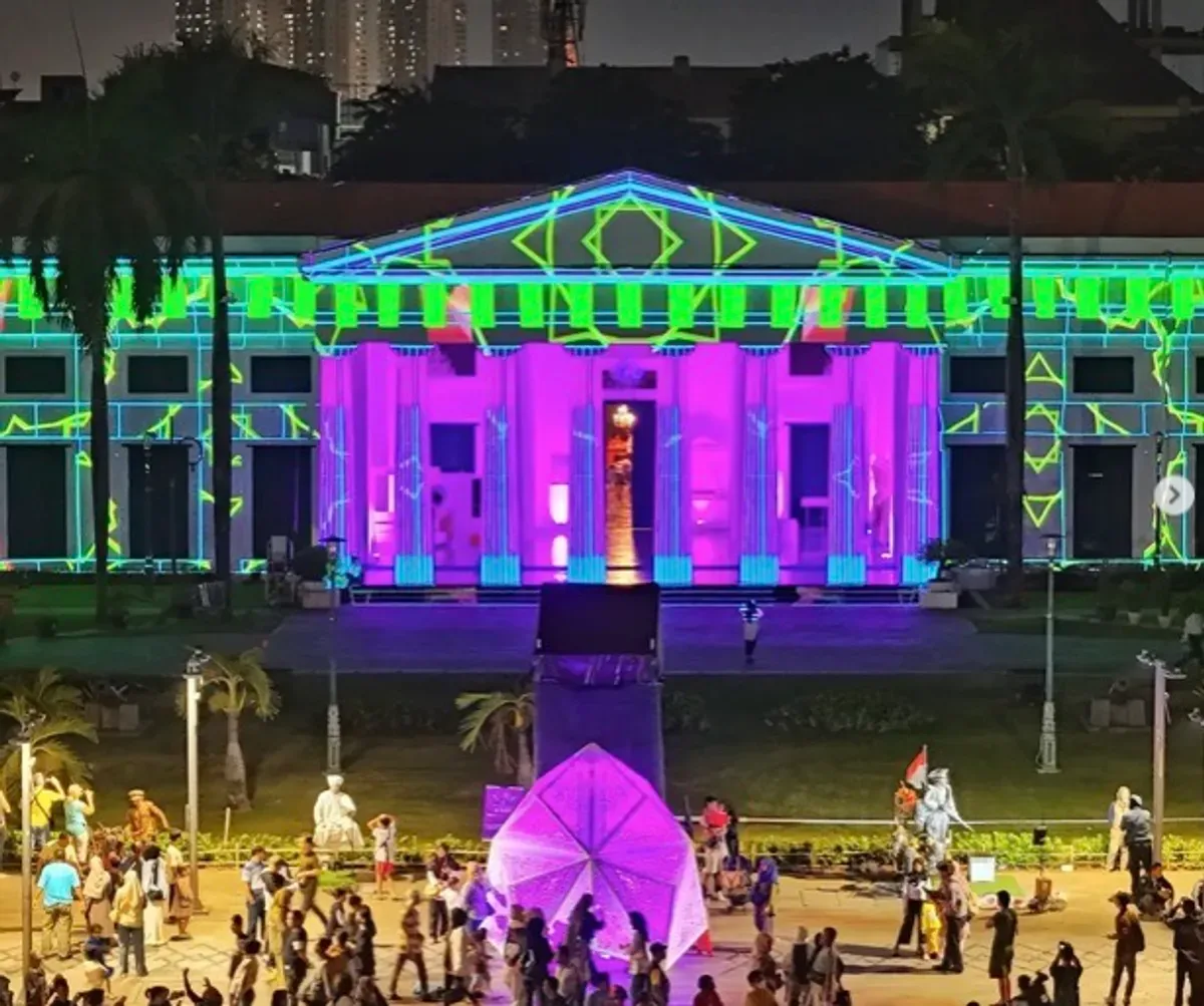 Catat jadwalnya! Pemprov DKI Jakarta menggelar Jakarta Light Festival 2025 di Kota Tua (Sumber: Instagram @jakartalightfestival2025)