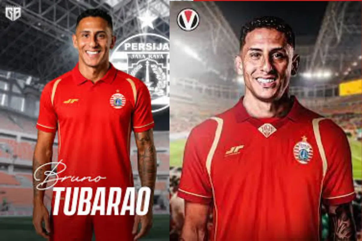 Bruno Tubarao, winger asal Brasil yang akan memperkuat Persija Jakarta musim 2025/2026, sebelumnya membela Ceara di Serie A Brasil. (Sumber: Dok/Persija)