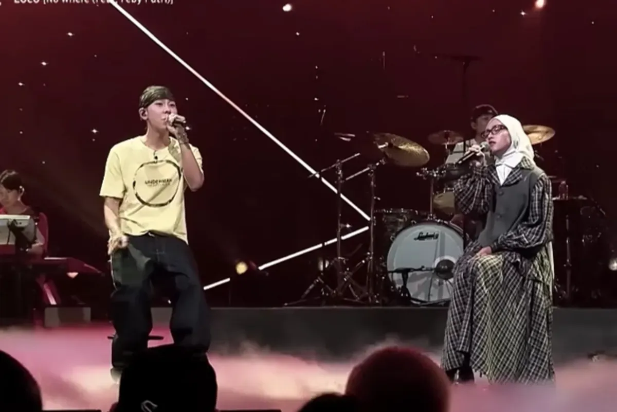 Lirik lagu No Where dari Loco ft Feby Putri. (Sumber: YouTube/Mnet TV)