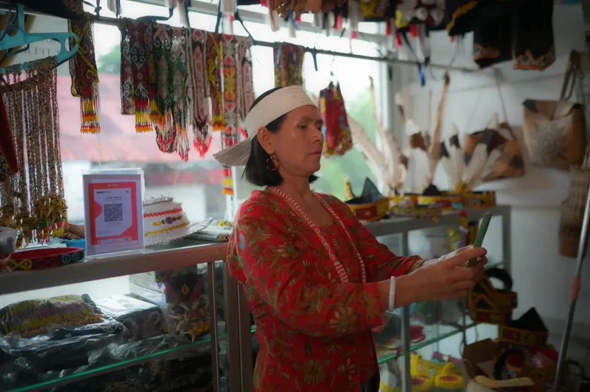 Binaan UMKM Telkom Indonesia memperingati HUT RI ke-80.(Sumber: Dok. Telkom)