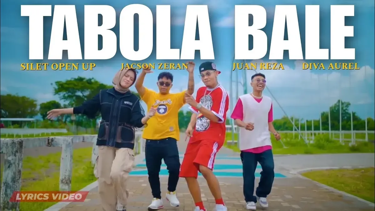 Tabola Bale menjadikannya fenomena musik viral dengan jutaan penonton di YouTube. (Sumber: Youtube/@Tampa Music ID)