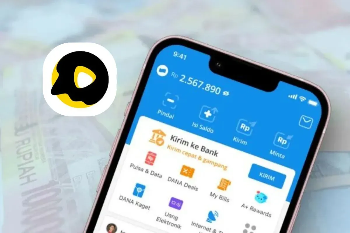 Cara mendapatkan saldo DANA gratis dari aplikasi SnackVideo. (Sumber: Poskota/Faiz)