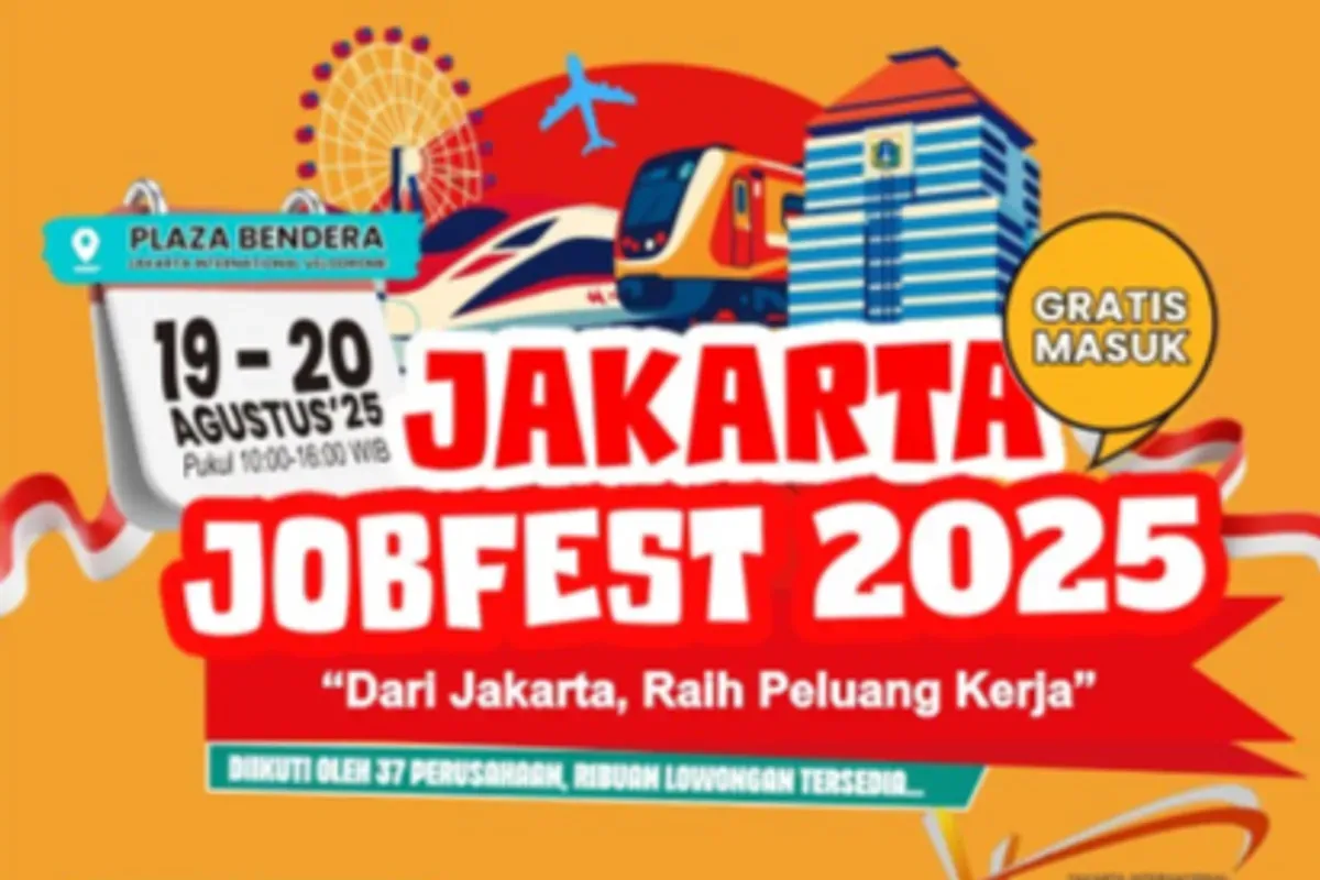 Jadwal Jakarta Jobfest 2025. (Sumber: jobfair.kemnaker.go.id)