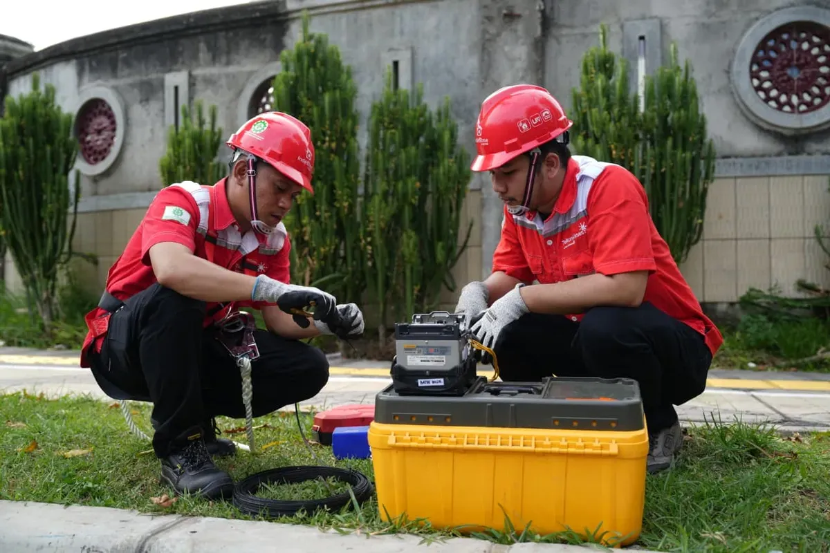 Telkom yang bergerak pada bidang penyedia infrastruktur jaringan telekomunikasi yang andal dan berkualitas, mendukung kelancaran agenda kenegaraan (Sumber: Dok. Telkom)