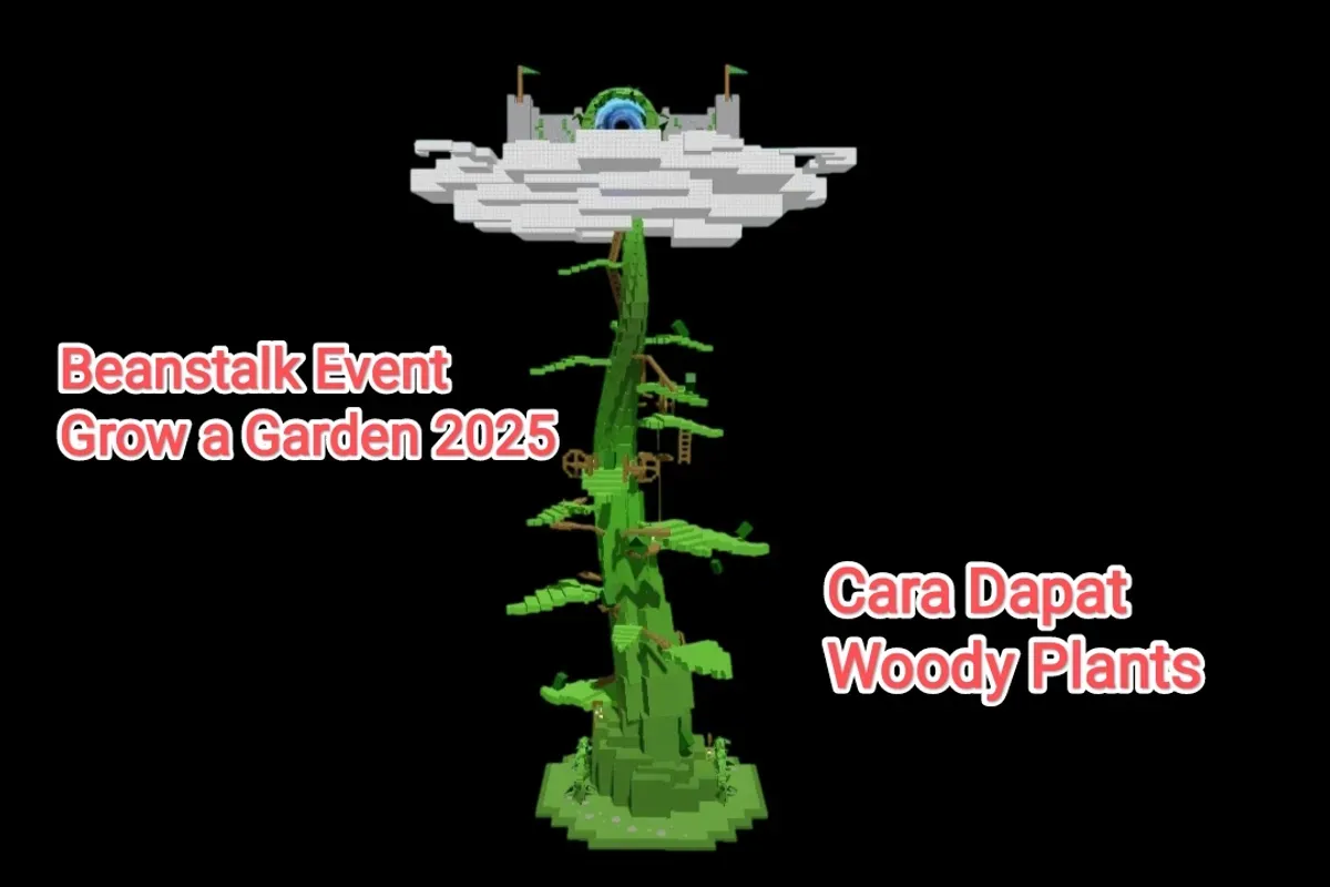 Ilustrasi - Event Beanstalk Grow a Garden di Roblox. (Sumber: Grow a Garden Fandom)