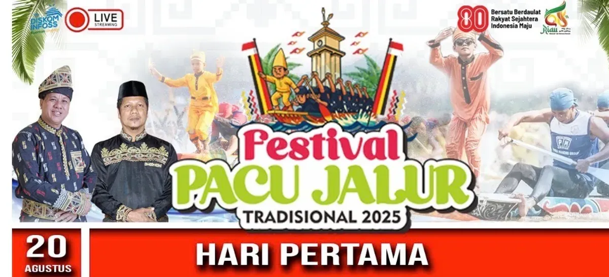 Link live streaming Festival Pacu Jalur 2025 (Sumber: Youtube Diskominfoss Singingi)