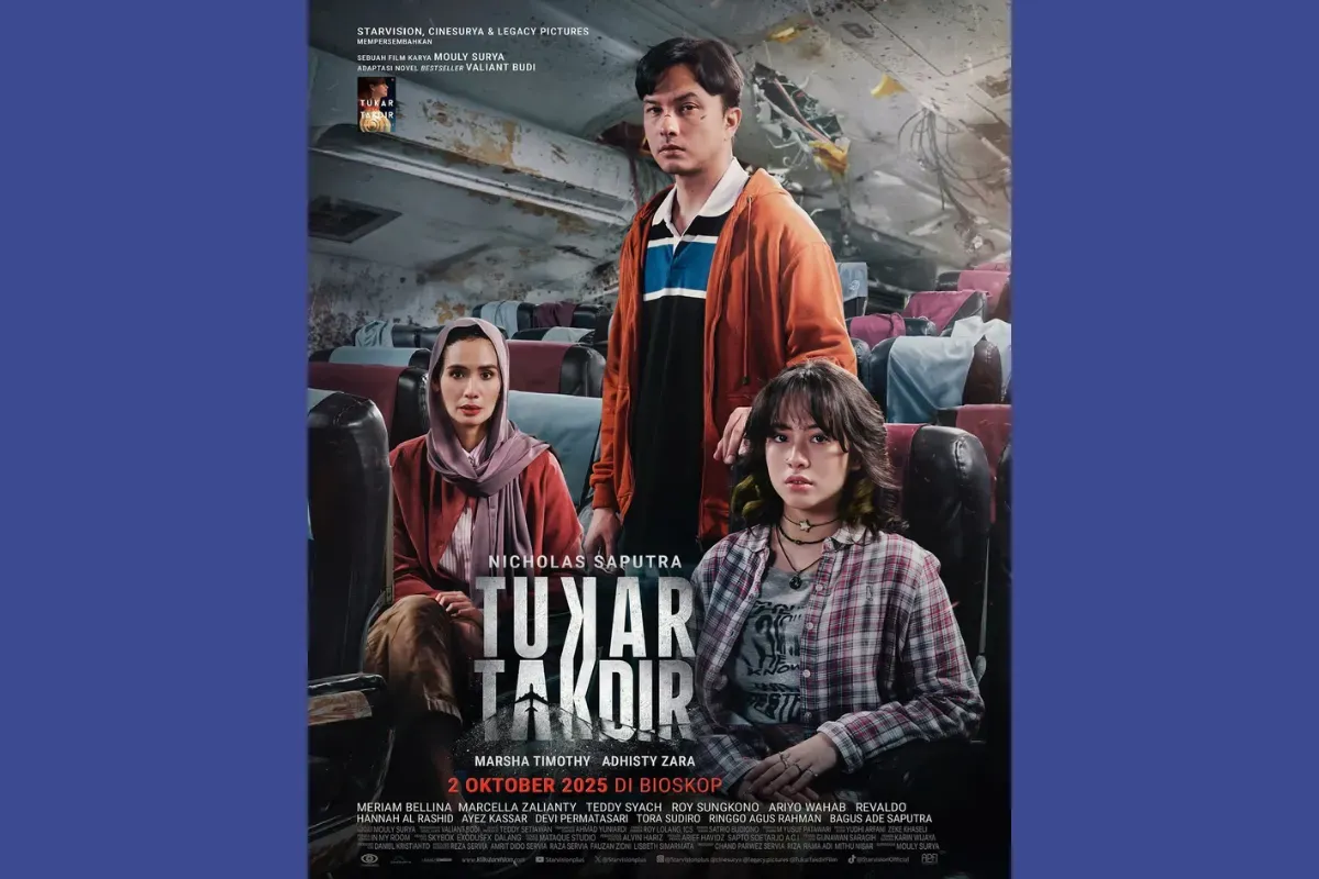 Sinopsis Film Tukar Takdir Dibintangi Nicholas Saputra dan Marsha Timothy, Tayang Segera! (Sumber: Instagram/tukartakdirfilm)