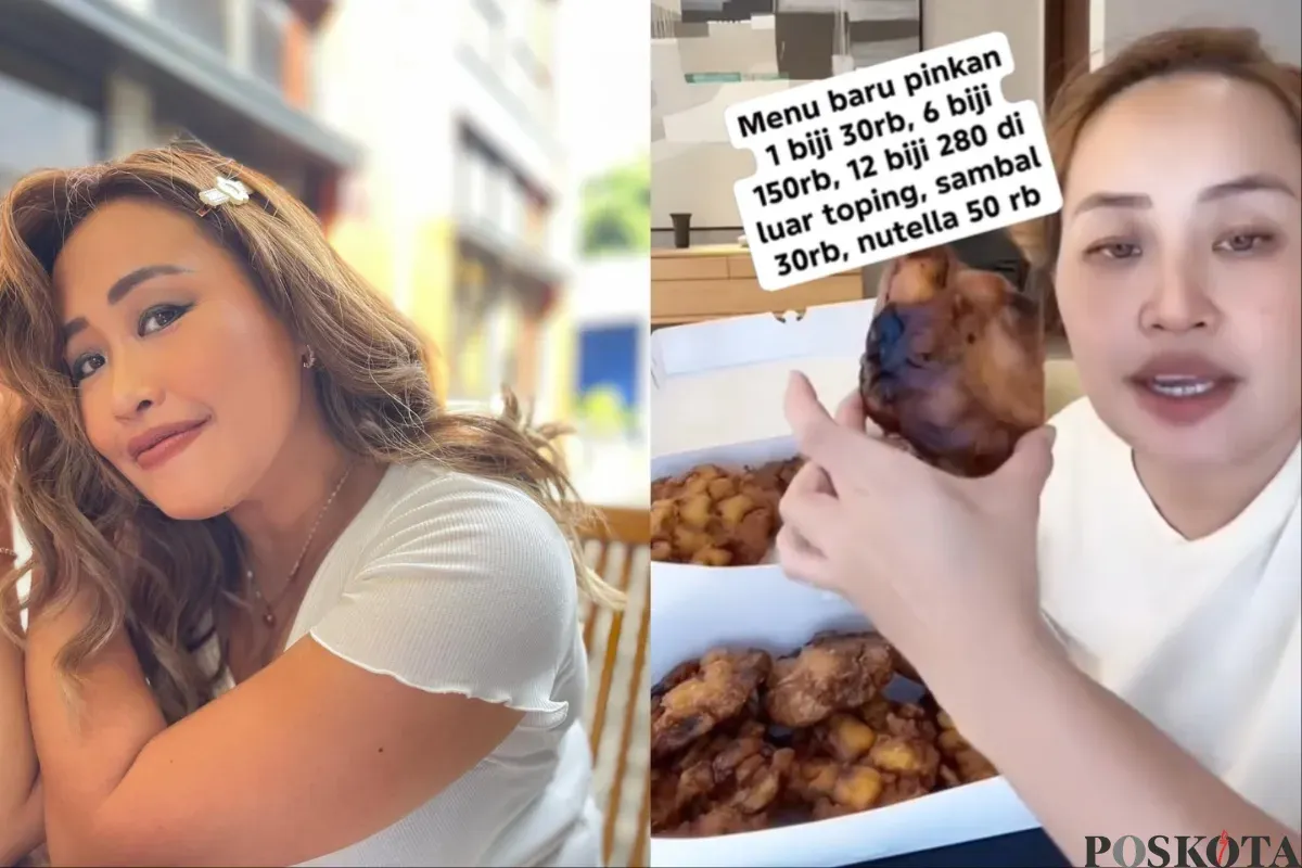 Tak Hanya Donat, Pinkan Mambo Kini Jual Pisang Goreng Rp150 Ribu Dapat 6 Biji (Sumber: Instagram/Pinkan Mambo dan TikTok/lifia_1511)