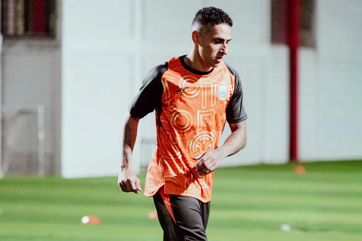 Potret pemain baru Persija Jakarta, Bruno Tubarao. (Sumber: Persija)