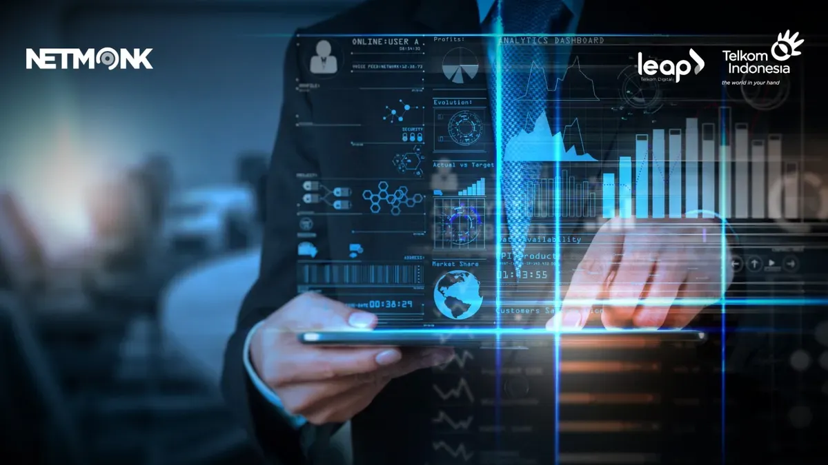 Netmonk hadirkan fitur QoS monitoring untuk memantau dan menilai kualitas jaringan di berbagai sektor (Sumber: Dok. Telkom)