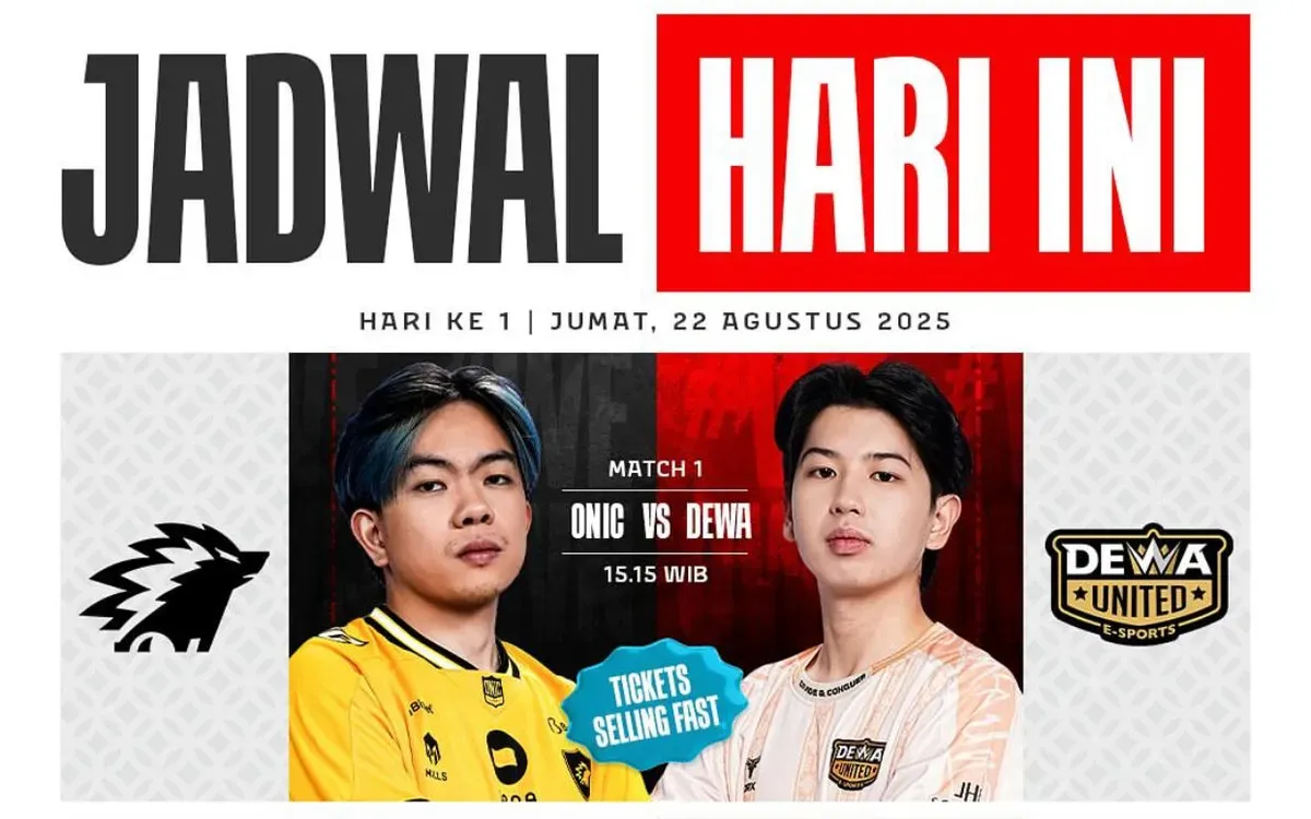 Duel perdana Mobile Legends Professional League Indonesia (MPL ID) Season 16 akan mempertemukan Onic Esports melawan Dewa United Esports. (Sumber: Instagram/@mpl.id.official)