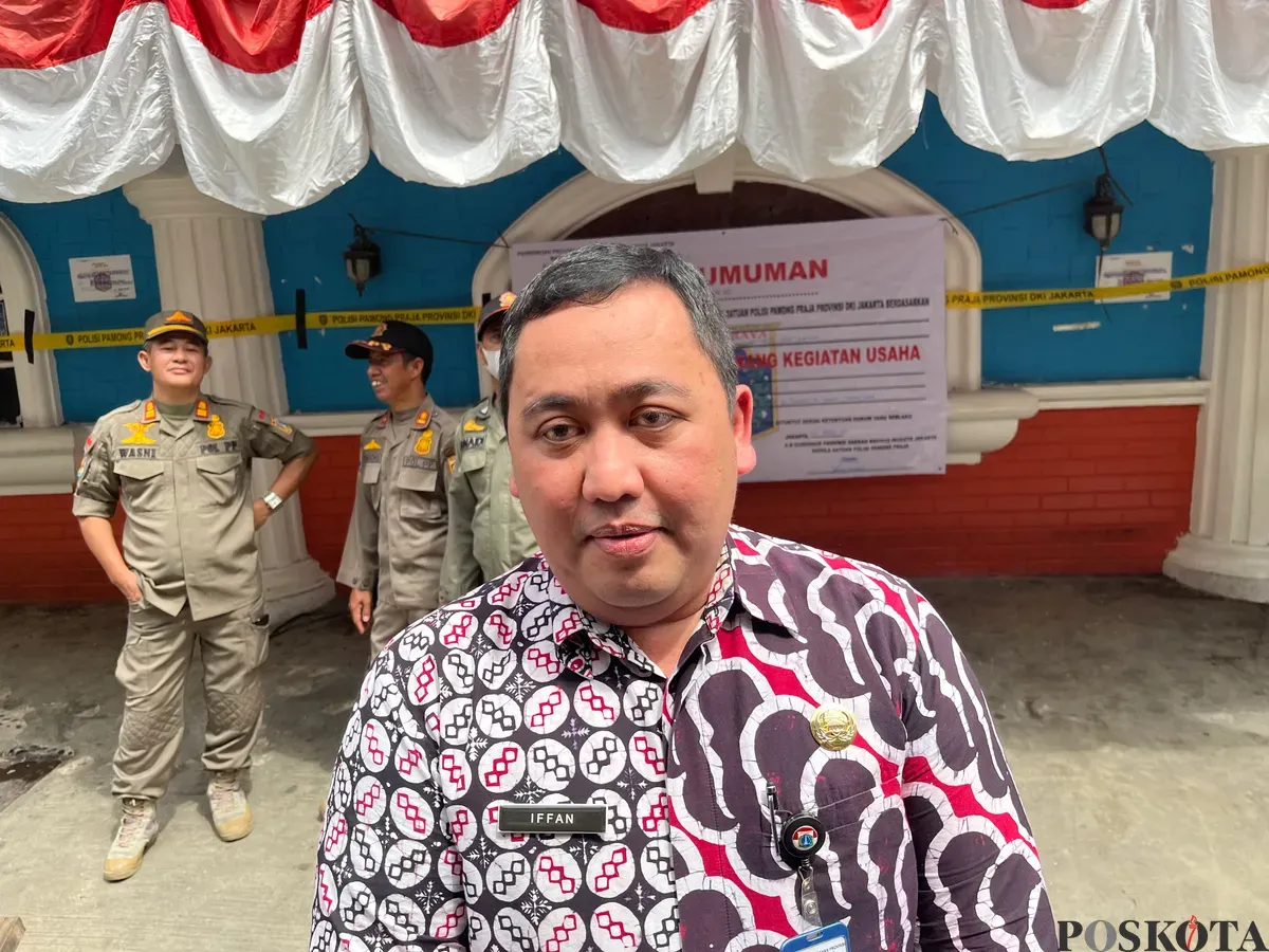 Kepala Bidang Industri Pariwisata Disparekfraf Jakarta, Iffan, mengatakan pemerintah bakal duduk bareng dengan pelaku usaha hiburan untuk membahas Raperda KTR. (Sumber: Poskota/Pandi Ramedhan)