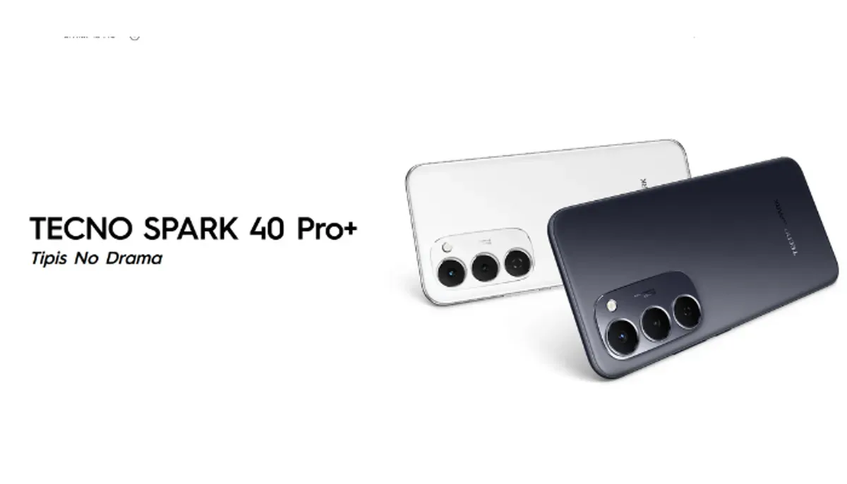 Review Tecno Spark 40 Pro Plus Ponsel entry-level dengan segudang fitur premium. (Sumber: tecno-mobile.com)