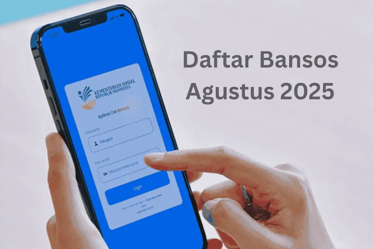 Informasi pencairan bansos Agustus 2025. (Sumber: Istimewa)