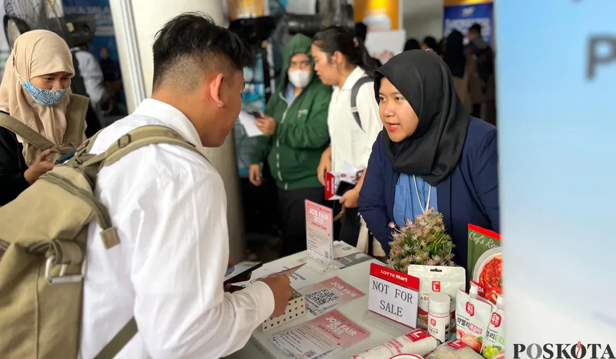 Ilustrasi, pelamar di Job Fest Rawamangun, Jakarta Timur. (Sumber: POSKOTA | Foto: M Tegar Jihad)