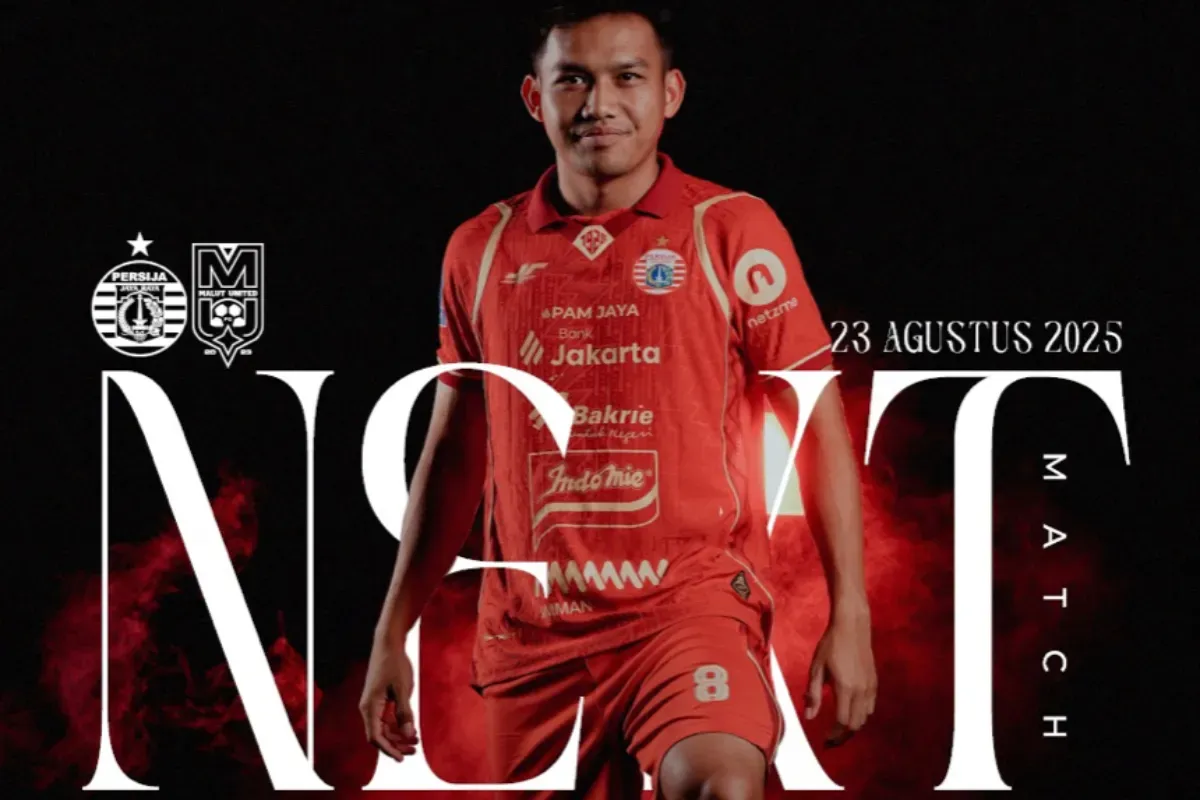 Ilustrasi link live streaming Persija Jakarta vs Malut United. (Sumber: Instagram/@persija)