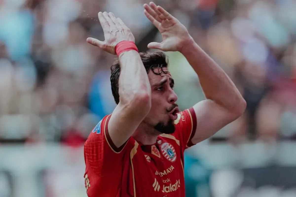Potret pemain Persija Jakarta, Gustavo Franca Amadio. (Sumber: Persija)