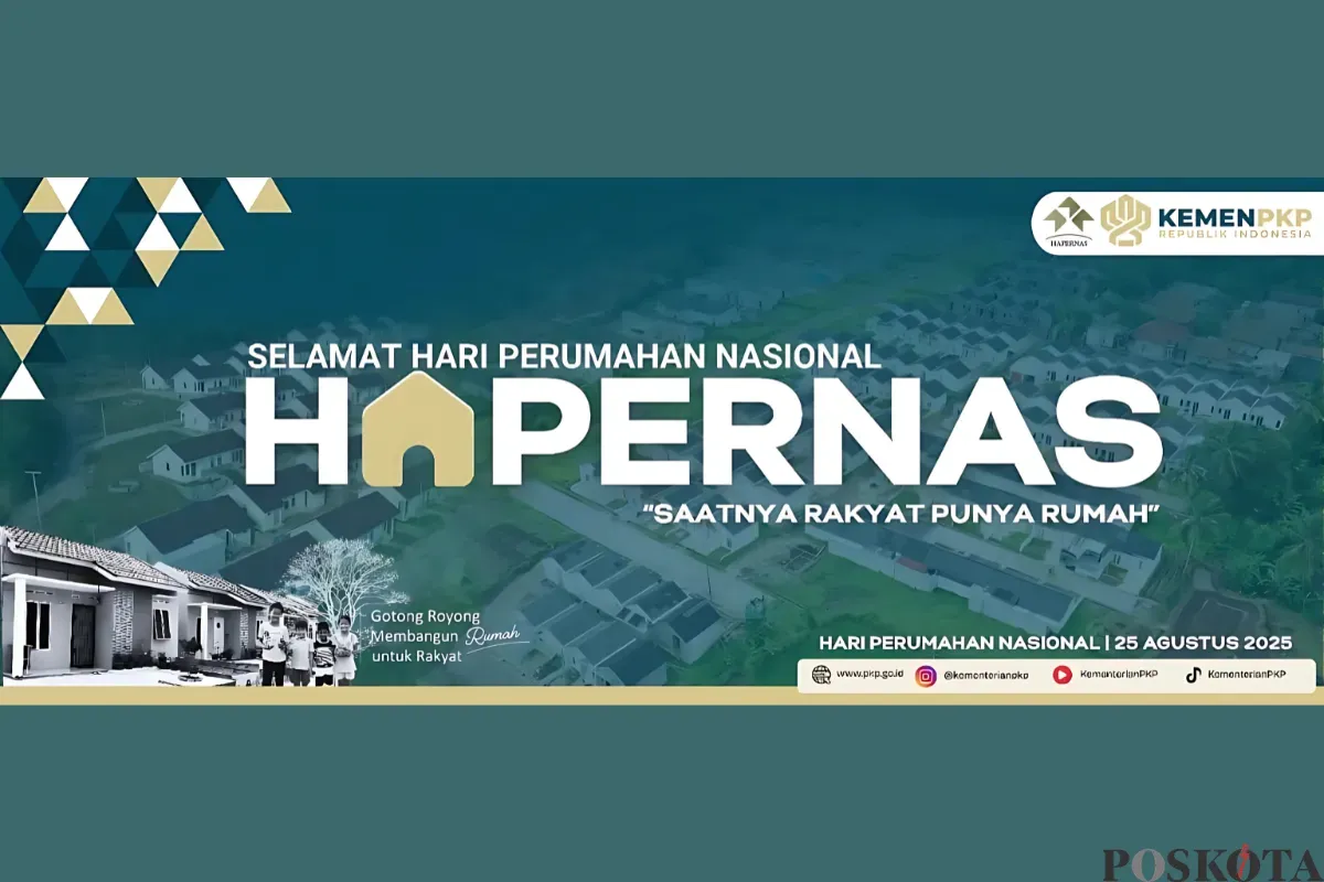 Hari Perumahan Nasional alias HAPERNAH Diperingati Tiap Tanggal 25 Agustus, Berikut Penjelasannya (Sumber: Kementerian Perumahan dan Kawasan Pemukiman RI)